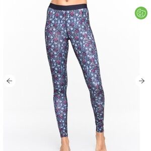 Kari Traa Fryd Baselayer Pant - Recycled Misty Blue size XL fits M